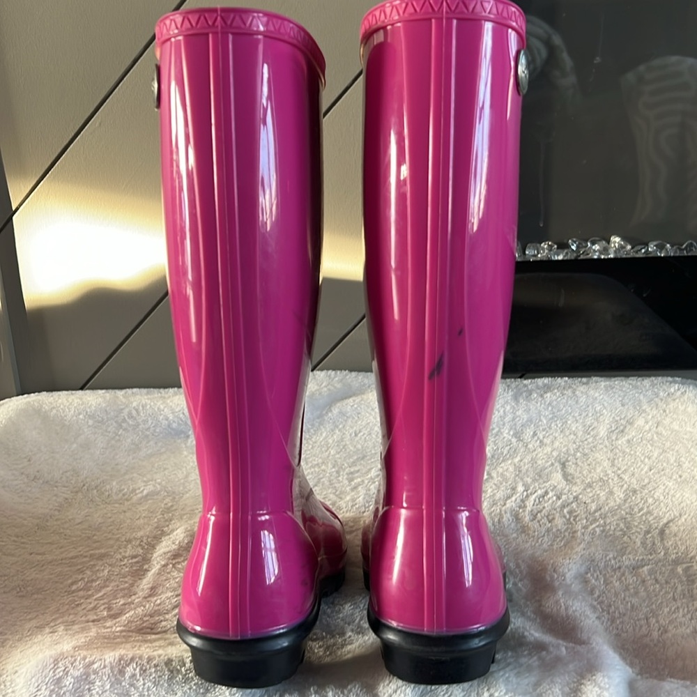 Ugg Rain boots sz 8 - Hot pink - Picture 7 of 7